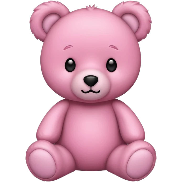 pink teddy bear  emoji