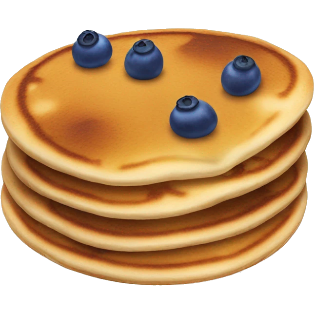Blueberry pancakes  emoji
