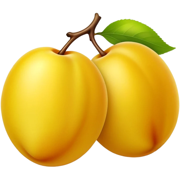 yellow plum emoji