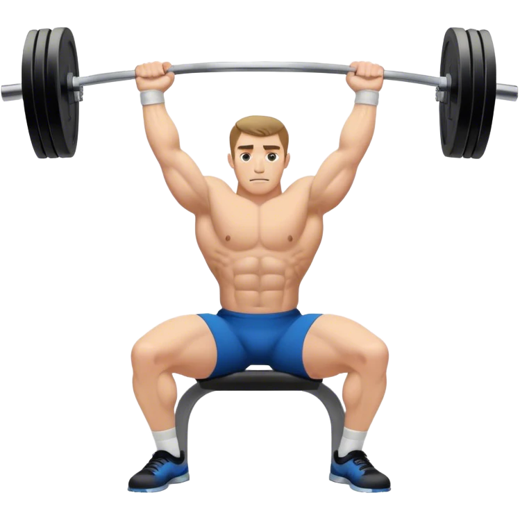 close-grip flat-benchpress emoji