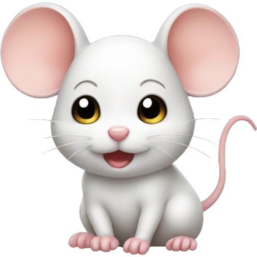  a chiby cute little mouse emoji