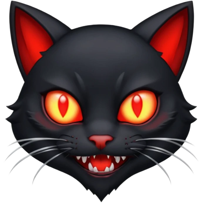  red vampire cat emoji