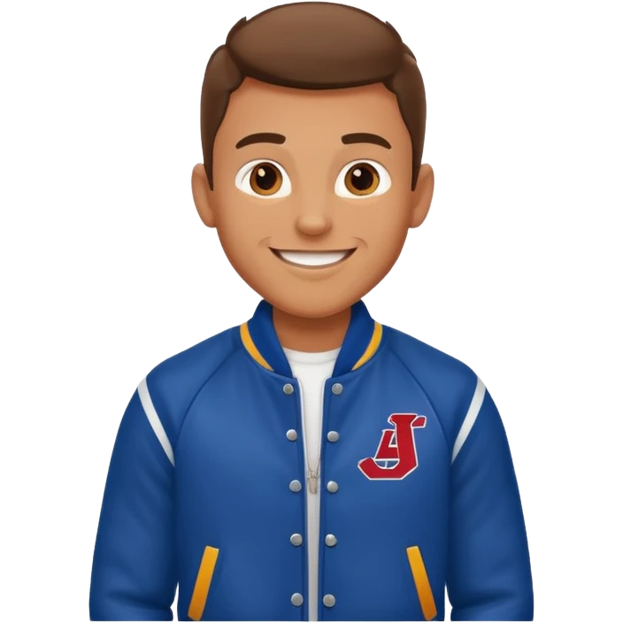 the classic bold jock emoji