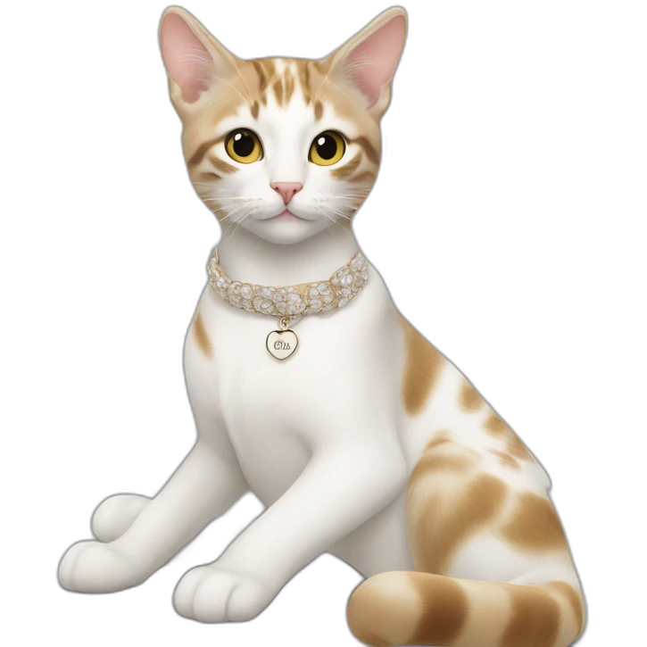 Dior カフェ 猫 emoji