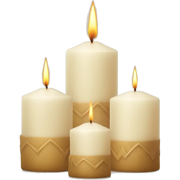 Mesopotamian  inspired candles emoji