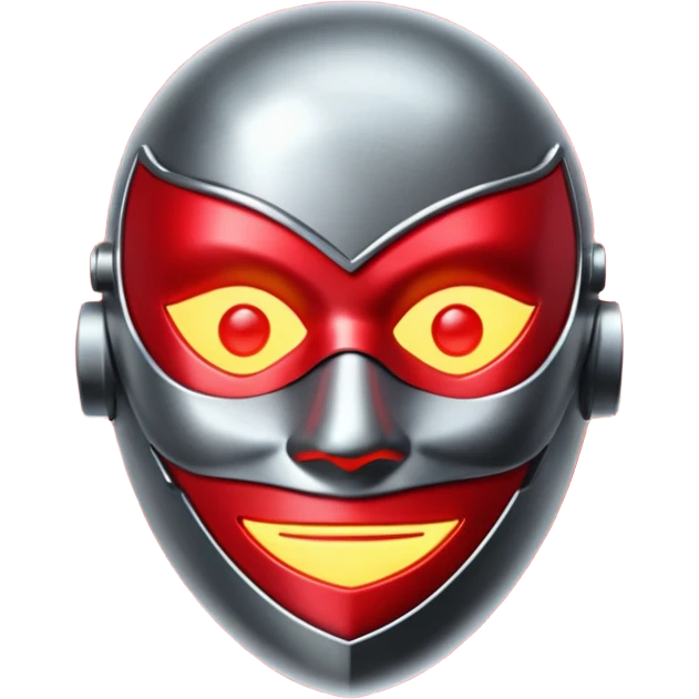 create a bold drill-themed emoji pack with metallic textures, masked characters, sharp shapes and intense red lighting, conveying danger and rhythm without any weapons emoji