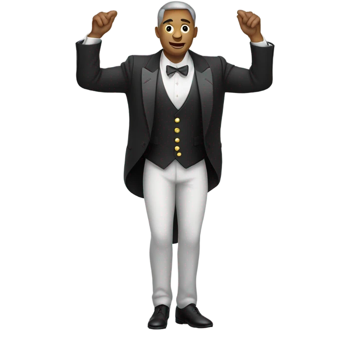 Taking a bow emoji
