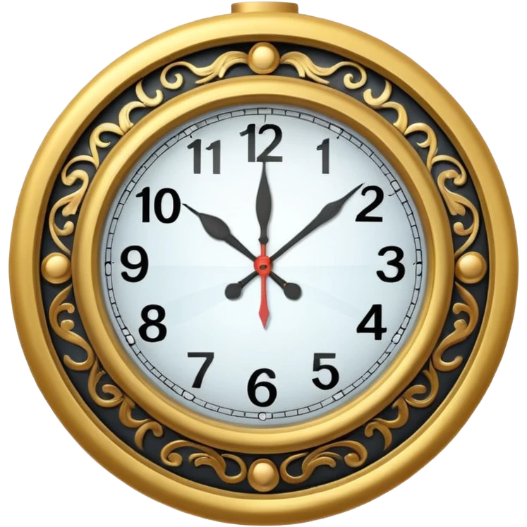 Clock it  emoji