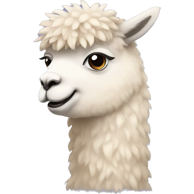 Alpaca llorando  emoji