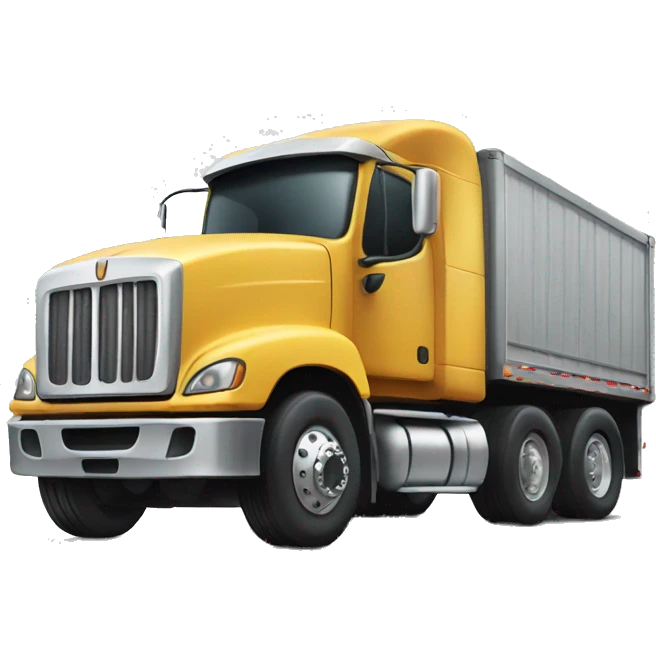 Semi truck emoji