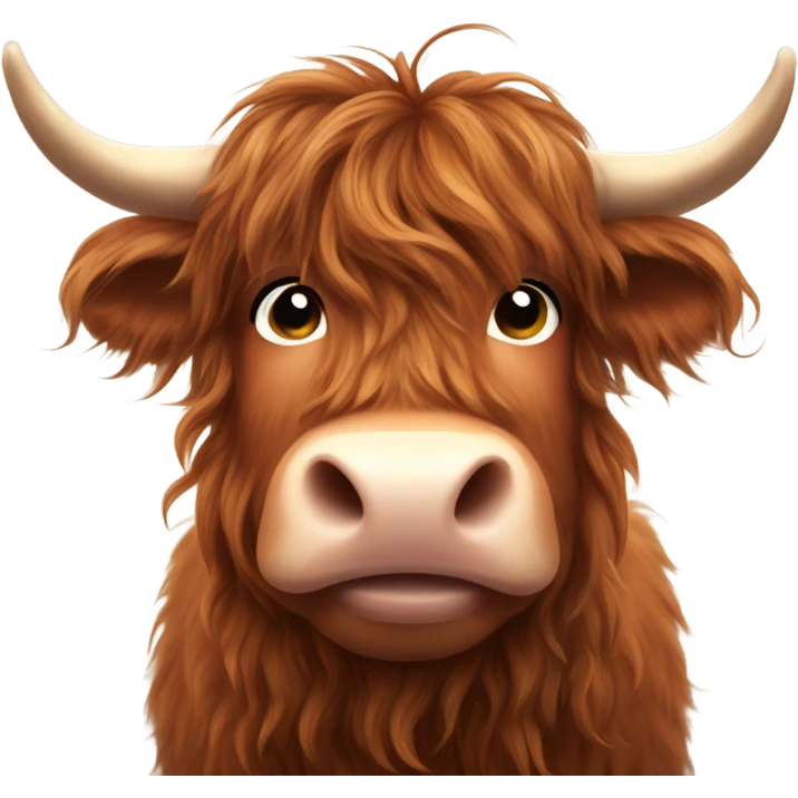 Highland cow emoji