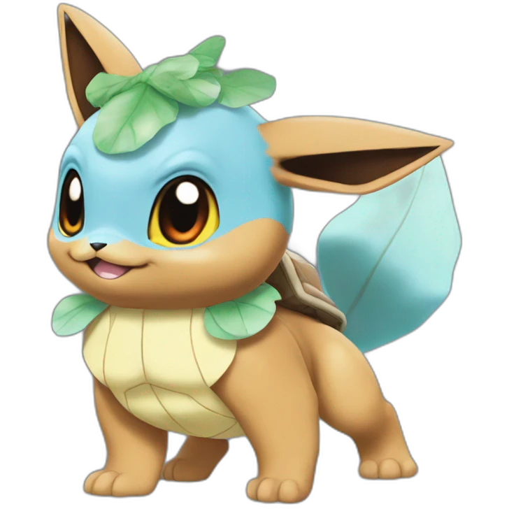 Combination eevee squirtle emoji