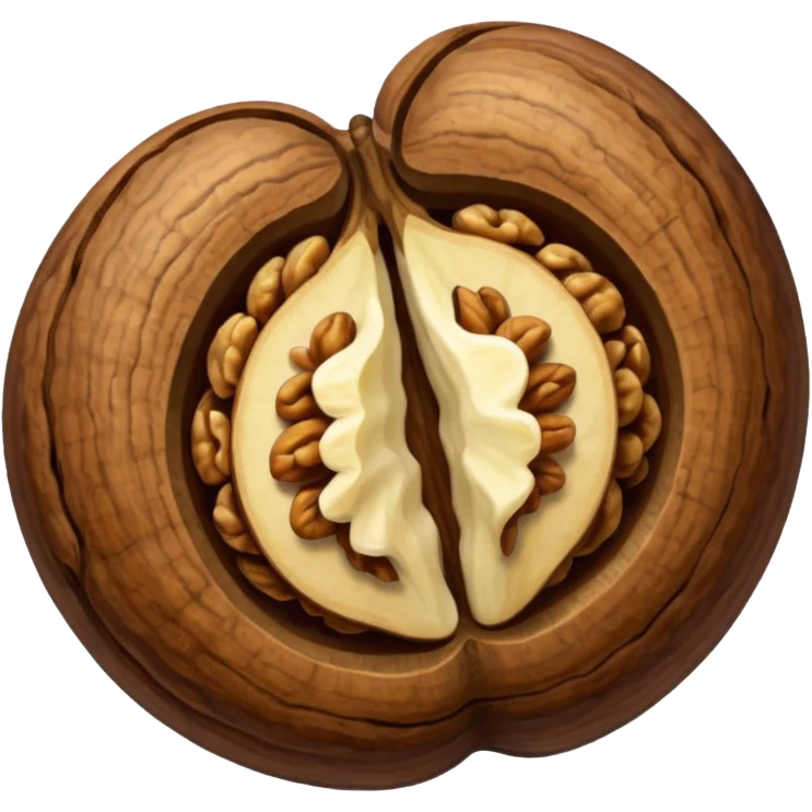 un cerneau de noix emoji