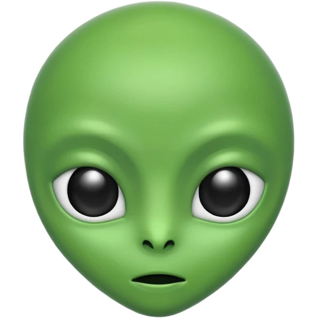 generate a classic alien emoji emoji