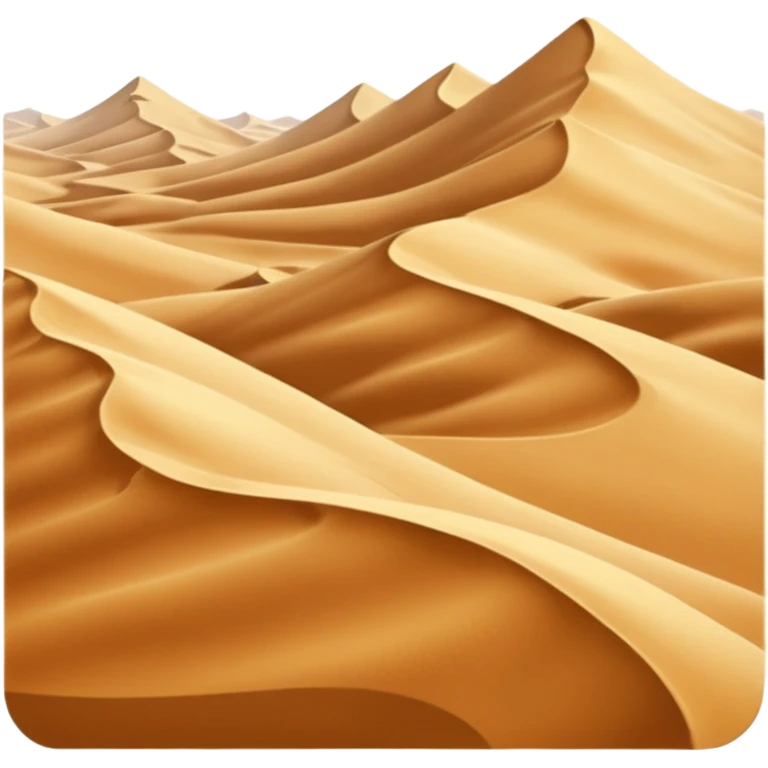 desert dunes scene. emoji