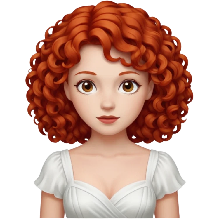 Rose DeWitt Bukater curly red hair emoji