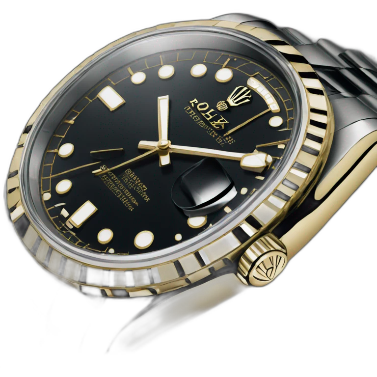 rolex-with-black-dial emoji