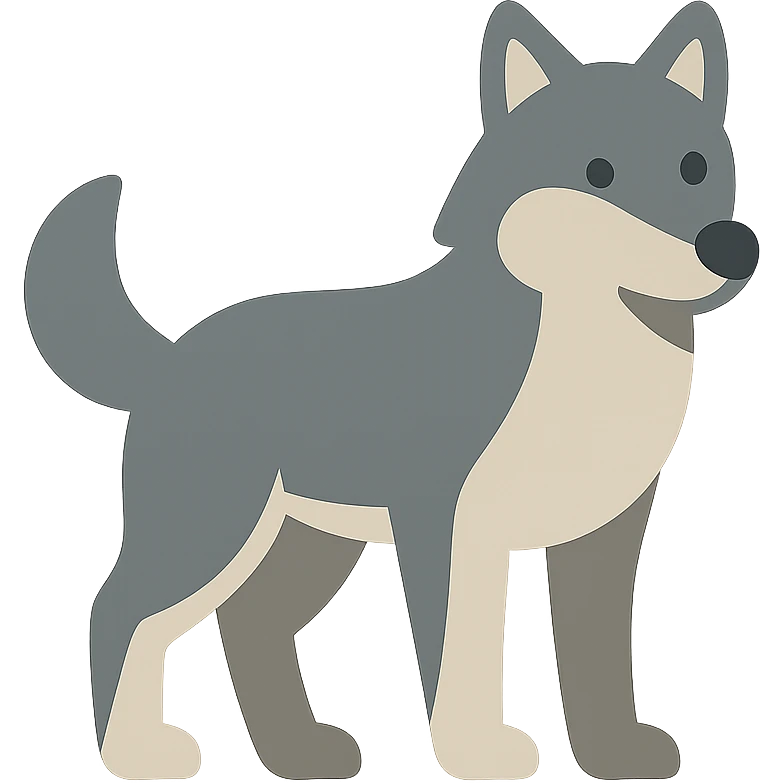 Wolf emoji