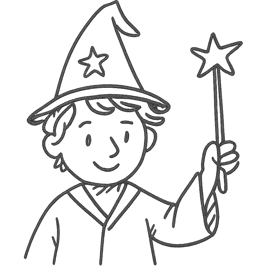 young wizard emoji