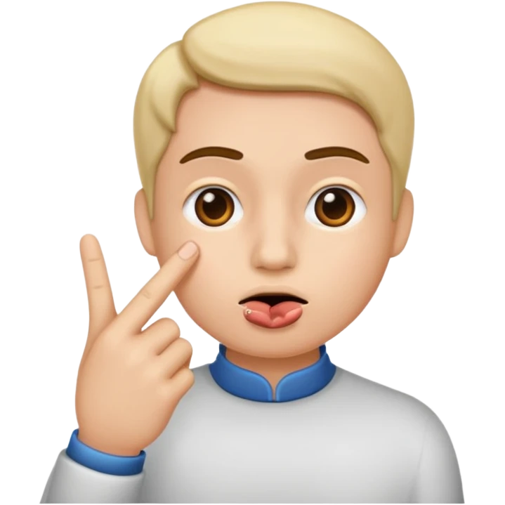 shushing finger emoji