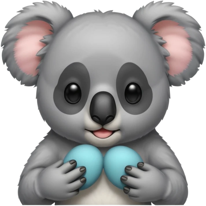 Cute koala covering it’s eyes  emoji
