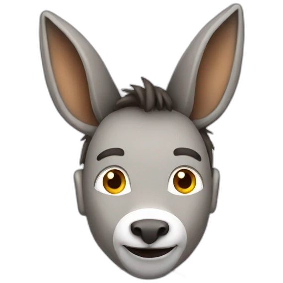 elon musk with donkey ears emoji