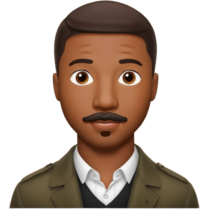 michael b jordan with stache emoji