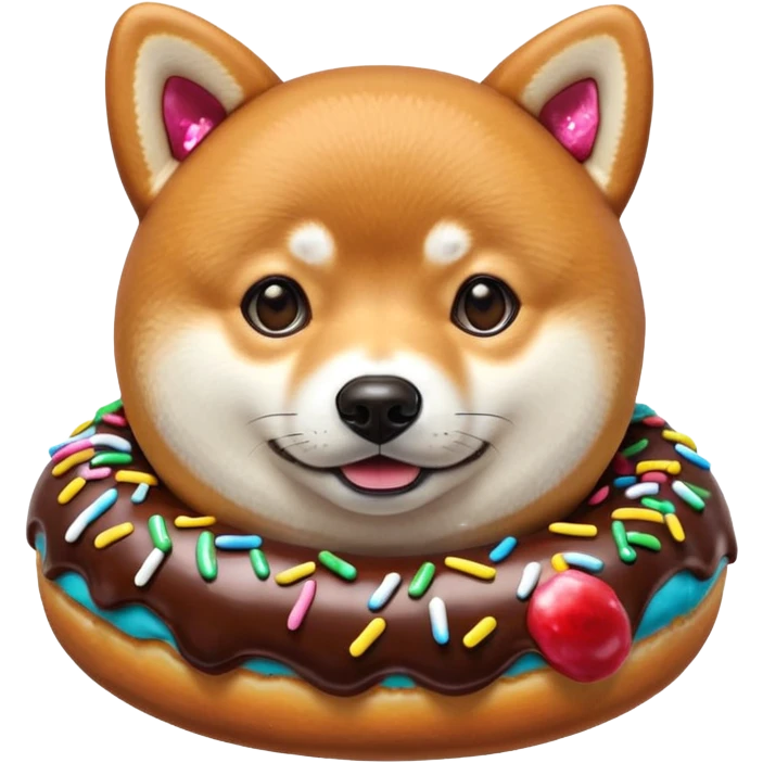 Shiba Jasper doughnut emoji