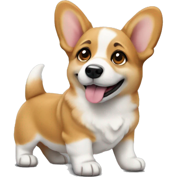 Corgi puppy emoji