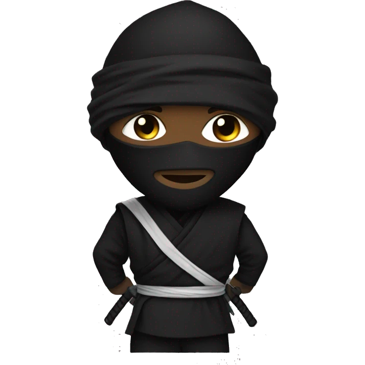 Black ninja emoji