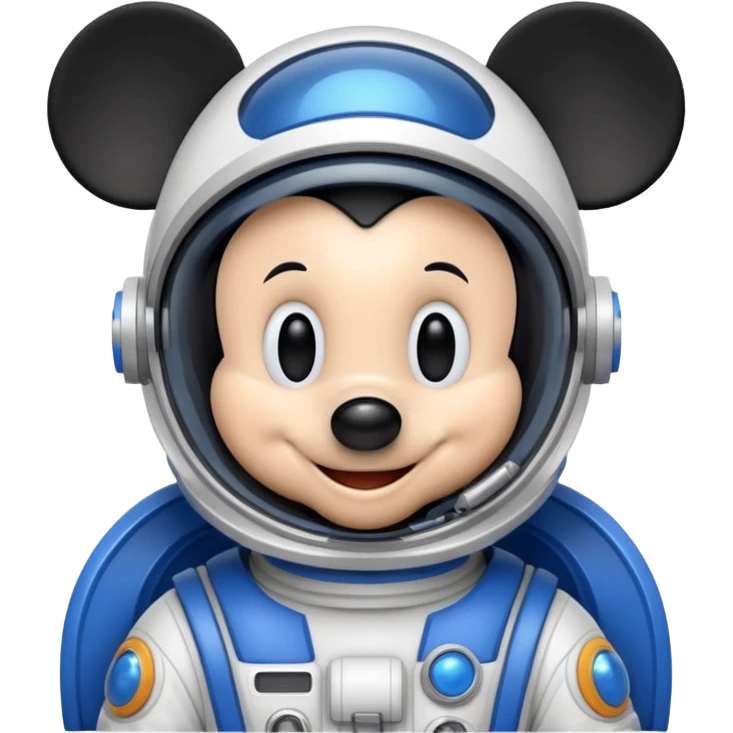 MICKEY DANS UN HABIT DE COSMONAUTE  emoji