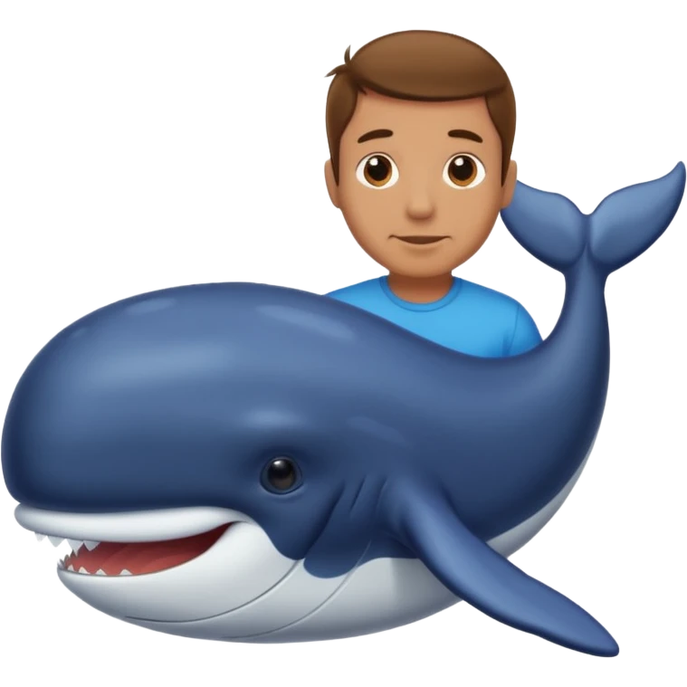 man inside a whale emoji
