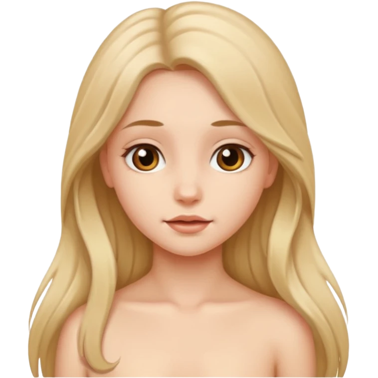 a fully naked girl emoji