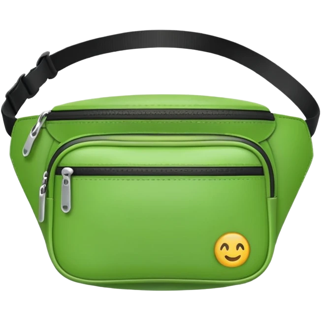 green fanny pack emoji