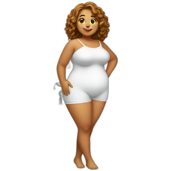 full body plump beauty in bathroom emoji