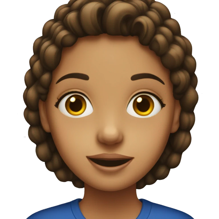 Girl in hanukah emoji