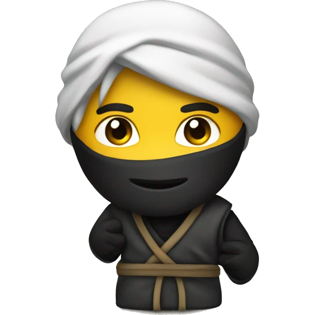 ninja con billetes emoji