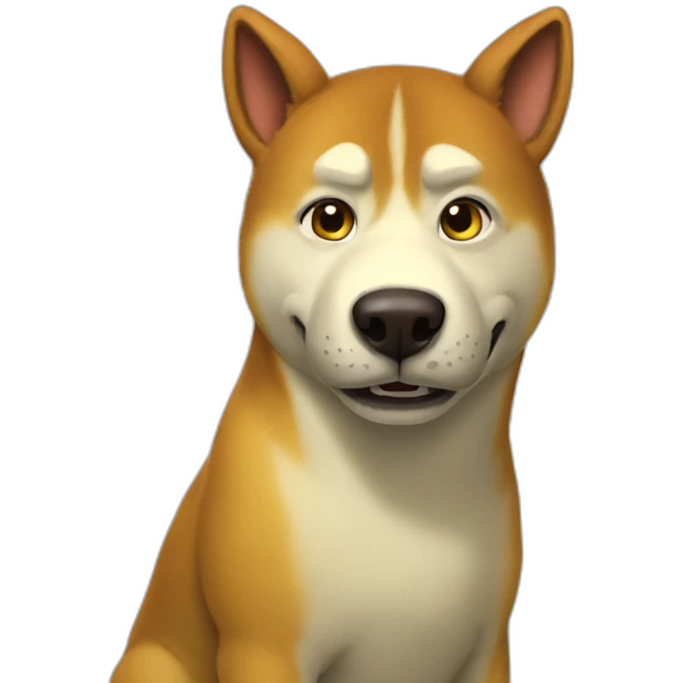 Siba inu shrek emoji