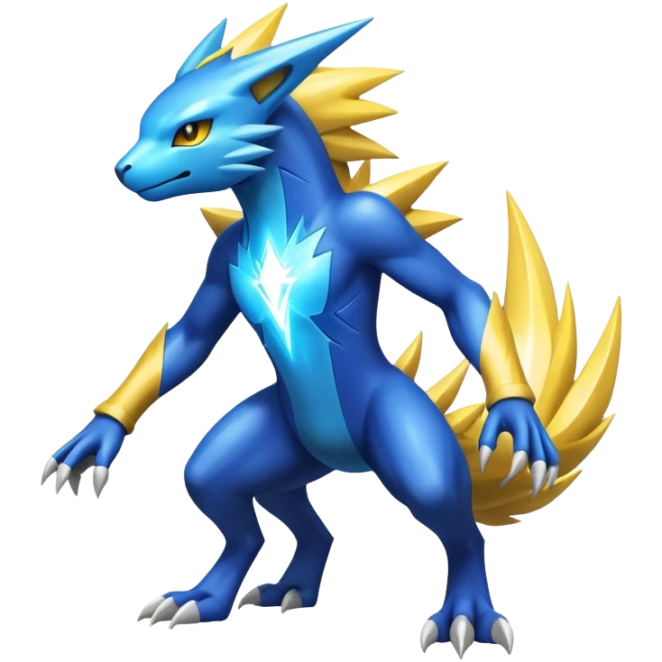  Shiny Sparkly Cool Epic-Manectric-Fakémon-creature emoji