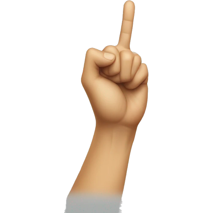 victory hand sign but upside down emoji