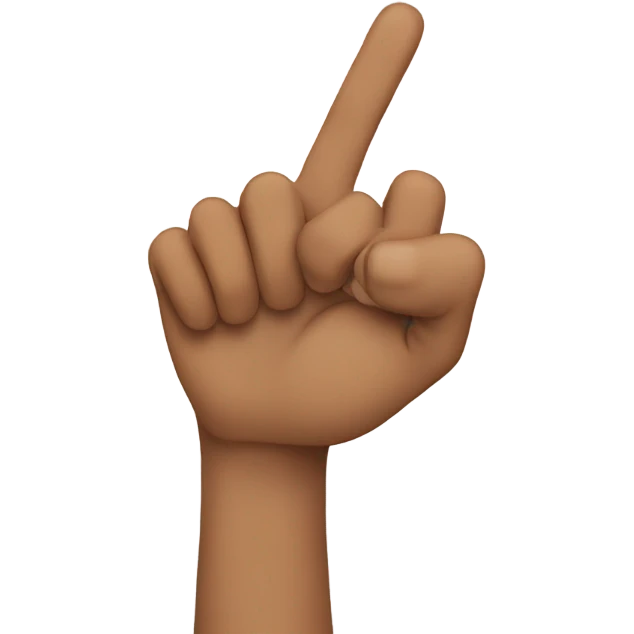 A w with emoji fingers emoji