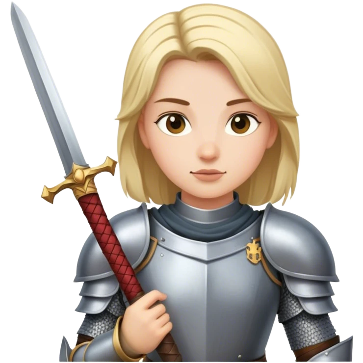 Female knights, female power emoji