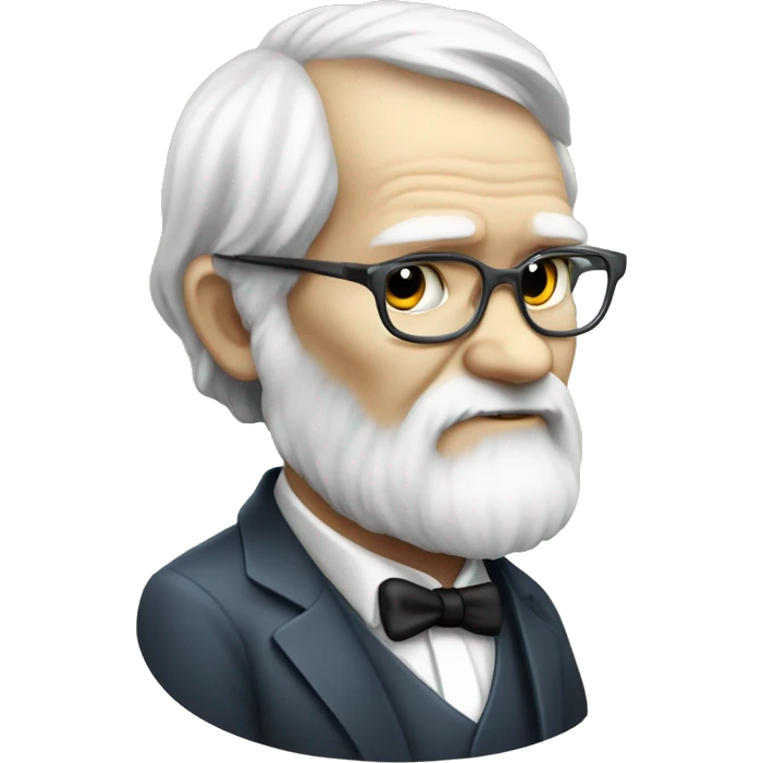 charles darwin as an IT help desk operator emoji