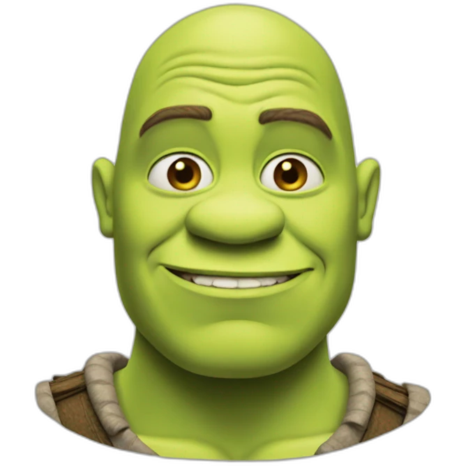 white-shrek emoji