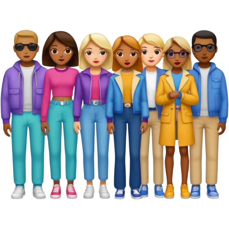 year 2000's theme emoji