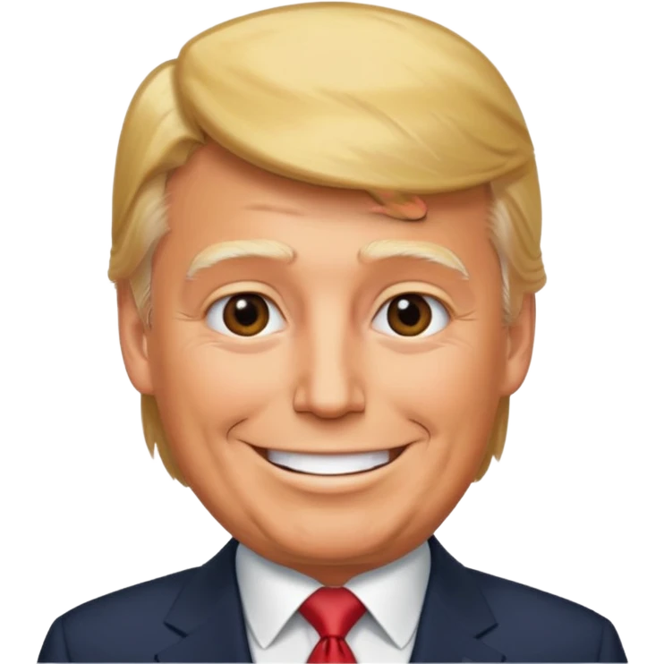 happy president trump emoji