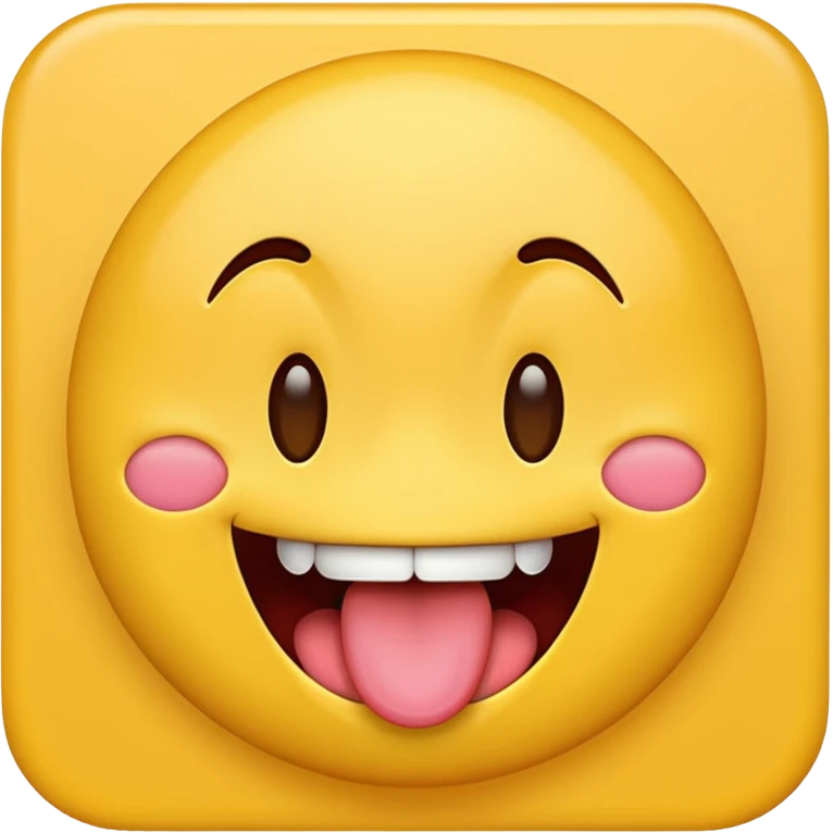 Funny tounge out emoji giggling emoji