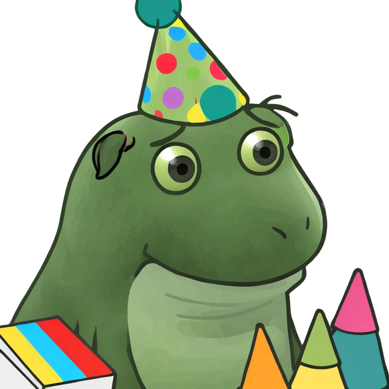 Party prismo with craft supplies emoji