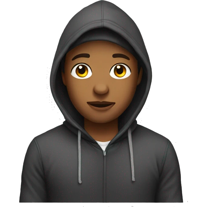 Me wearing a hoodie  emoji