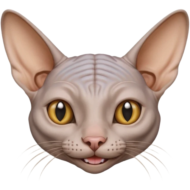 sphinx cat smiling emoji